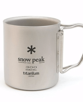 Snow Peak Titanium Double Mug turystyczny kubek tytanowy