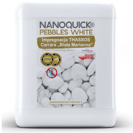nanoquick pebbles whie impregnat
