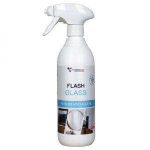 plyn do mycia szyb laminatow stali i emalii flash glass 500ml