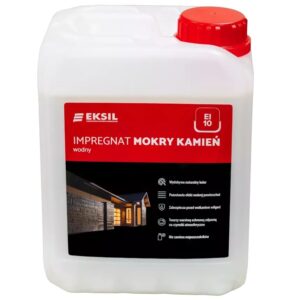 EKSIL EI-10 Impregnat do cegły gipsowej na ściany do wewnątrz, wzmacniający z połyskiem, betonu, elewacji, ogrodzeń