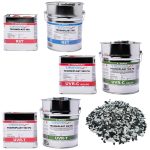 Zestaw żywic poliuretanowych na balkon i taras z płatkami i bezbarwną powłoką zestaw rst c t platki