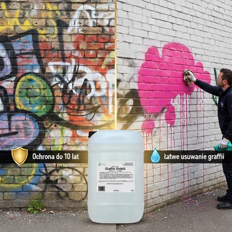 Graffiti Shield 5L – Profesjonalna Powłoka Antygraffiti na Bazie Mikrowosków